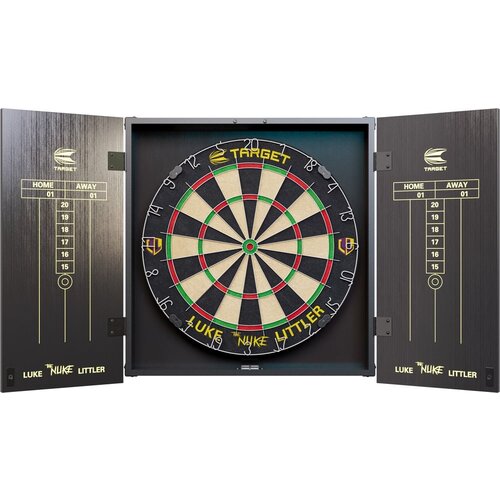 Target Target Luke The Nuke Littler Dartboard Cabinet Set