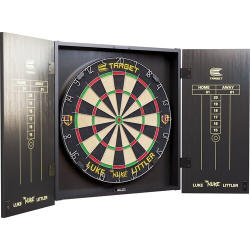 Target Target Luke The Nuke Littler Dartboard Cabinet Set