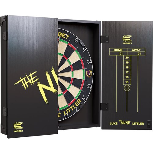 Target Target Luke The Nuke Littler Dartboard Cabinet Set
