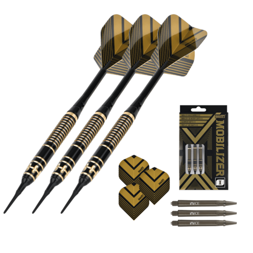 ONE80 ONE80 Mobilizer 01 Brass Soft Tip Darts