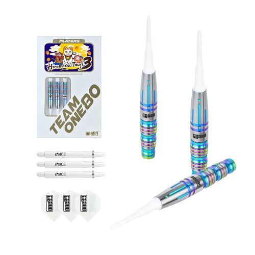ONE80 ONE80 Hiromitsu Tsuji V3 Chameleon 90% Soft Tip Darts