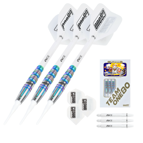 ONE80 ONE80 Hiromitsu Tsuji V3 Chameleon 90% Soft Tip Darts