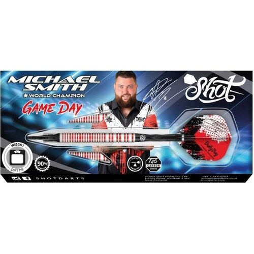 Shot Shot Michael Smith Game Day 90% Soft Tip Darts