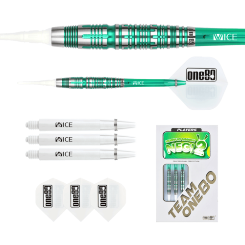 ONE80 ONE80 Noriyuki Negeshi V2 Green 90% Soft Tip Darts