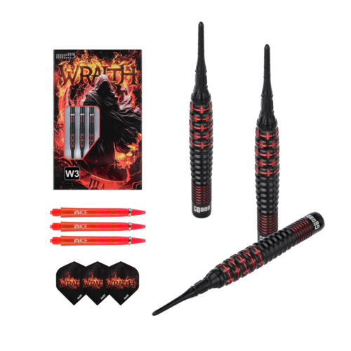 ONE80 ONE80 Wraith W3 90% Soft Tip Darts