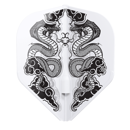 L-Style L-Style L1 EZ Jelle Klaasen V7 Clear White Darts Flights