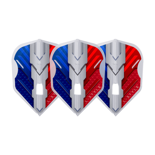 L-Style L-Style L3 Pro V-Series V1 France Type B Clear White Darts Flights
