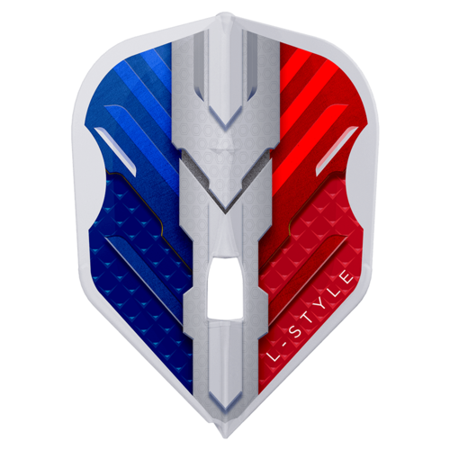 L-Style L-Style L3 Pro V-Series V1 France Type B Clear White Darts Flights