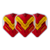L-Style L-Style L1 EZ V-Series V1 Spain Type A Clear White Darts Flights