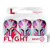 L-Style L-Style EZ L1 Prime Series Rainbow Clear White Darts Flights