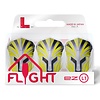 L-Style L-Style EZ L1 Prime Series Yellow Clear White Darts Flights