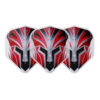 L-Style L-Style EZ L1 Prime Series Red Clear White Darts Flights