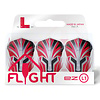 L-Style L-Style EZ L1 Prime Series Red Clear White Darts Flights