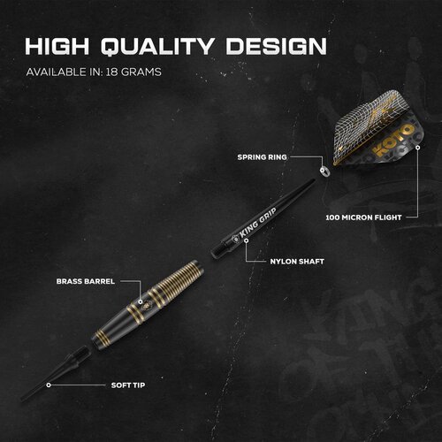 KOTO KOTO Academy Class 3 Brass Soft Tip Darts