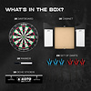 KOTO KOTO Darts Center - Dartboard Cabinet with Darts