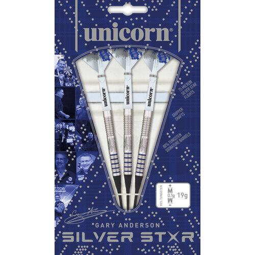 Unicorn Unicorn Gary Anderson silverstar 80% Soft Tip Darts