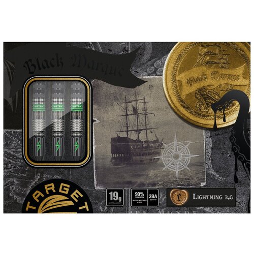 Target Japan Target Japan Black Marque Lightning 3.0 90% Soft Tip Darts