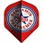 Bull's Benjamin Pratnemer 90 Red NO2 Darts Flights