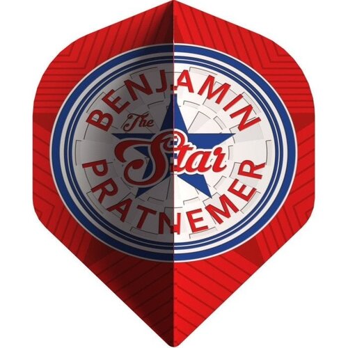 Bull's Bull's Benjamin Pratnemer 90 Red NO2 Darts Flights