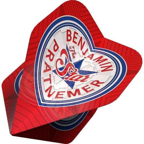 Bull's Bull's Benjamin Pratnemer 90 Red NO2 Darts Flights
