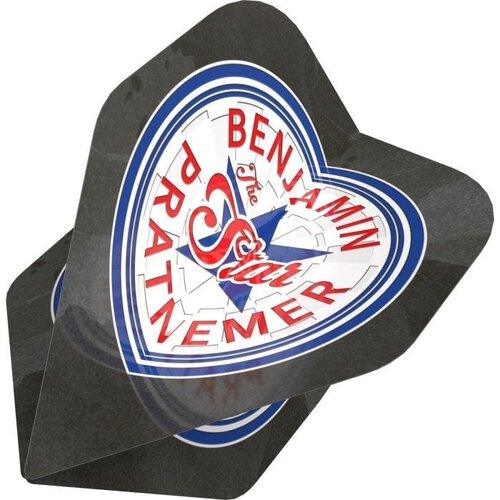Bull's Bull's Benjamin Pratnemer 90 Grey NO2 Darts Flights