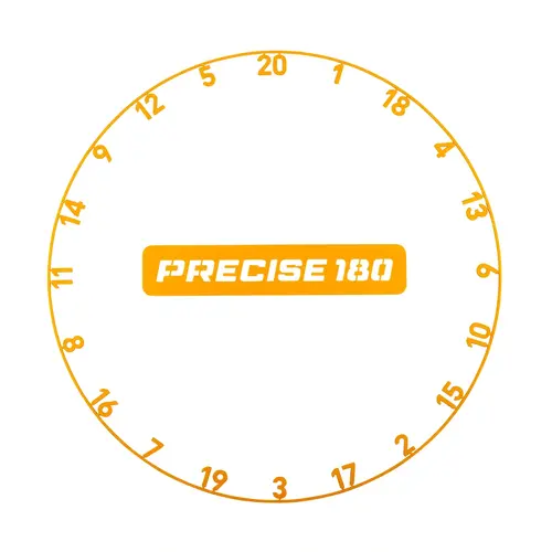 Precise180 Precise180 Numberring Tiger Orange