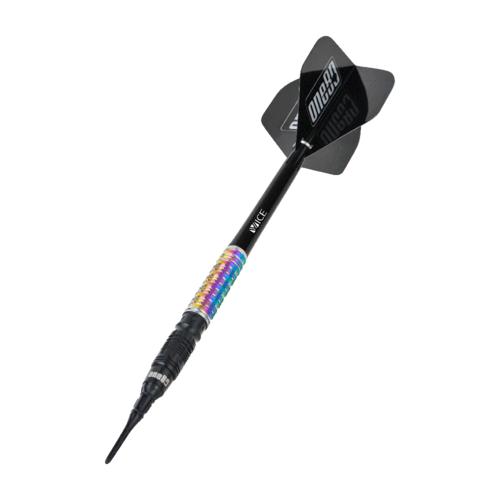 ONE80 ONE80 Desmond Chin Black Rainbow 90% Soft Tip Darts