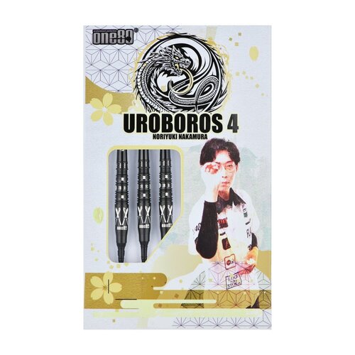 ONE80 ONE80 Noriyuki Nakamura V4 Black 90% Soft Tip Darts