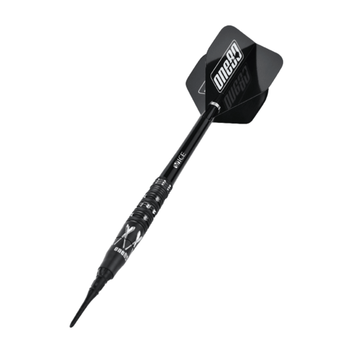 ONE80 ONE80 Noriyuki Nakamura V4 Black 90% Soft Tip Darts
