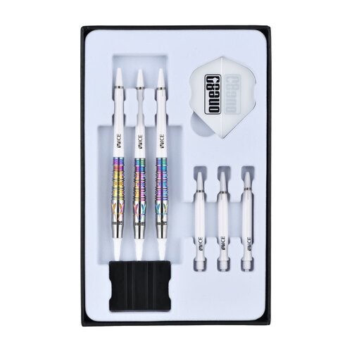 ONE80 ONE80 Noriyuki Nakamura V4 Rainbow 90% Soft Tip Darts