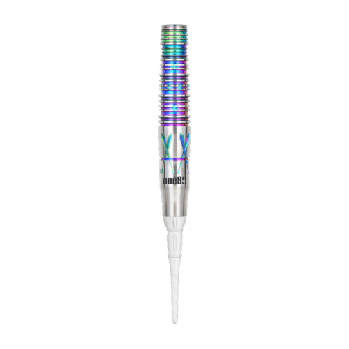 ONE80 ONE80 Noriyuki Nakamura V4 Rainbow 90% Soft Tip Darts
