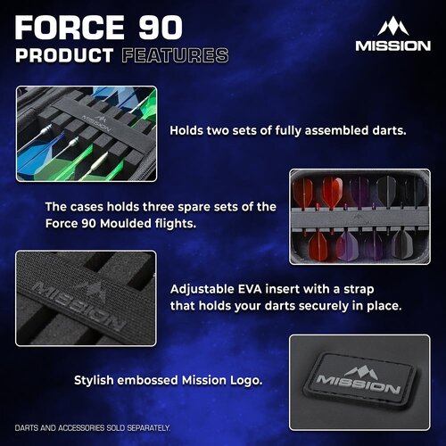 Mission Mission EVA Moulded Flight Dartcase