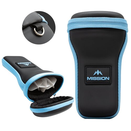 Mission Mission Mission Kapsule Black Blue Dart Case