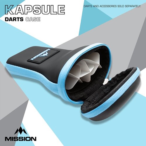 Mission Mission Mission Kapsule Black Blue Dart Case