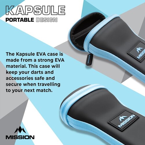 Mission Mission Mission Kapsule Black Blue Dart Case