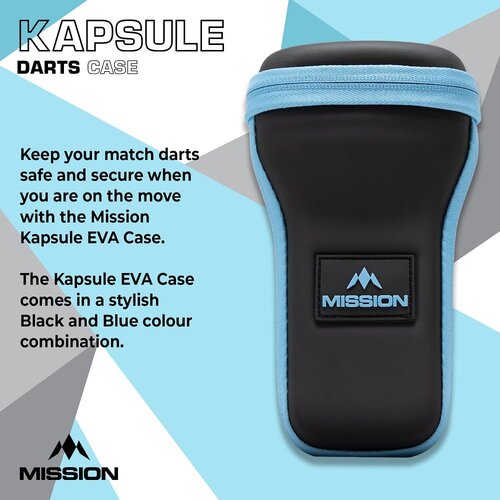 Mission Mission Mission Kapsule Black Blue Dart Case