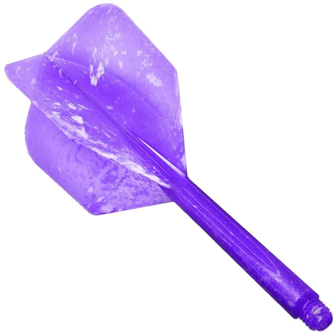 Ailettes De Fléchettes Condor Zero Stress - Petit, Transparent Violet, Court