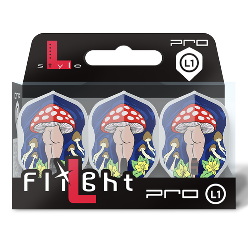L-Style L-Style L1 Pro Magic Mushroom Dartshopper Exclusives Darts Flights