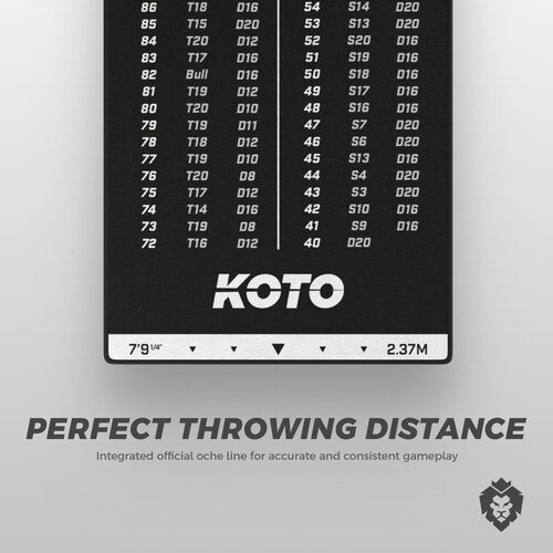 KOTO KOTO Carpet Checkout 237x60cm Dart Mat