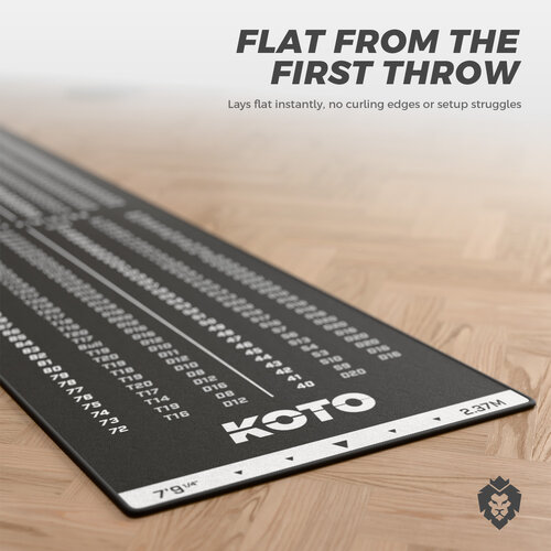 KOTO KOTO Carpet Checkout 237x60cm Dart Mat