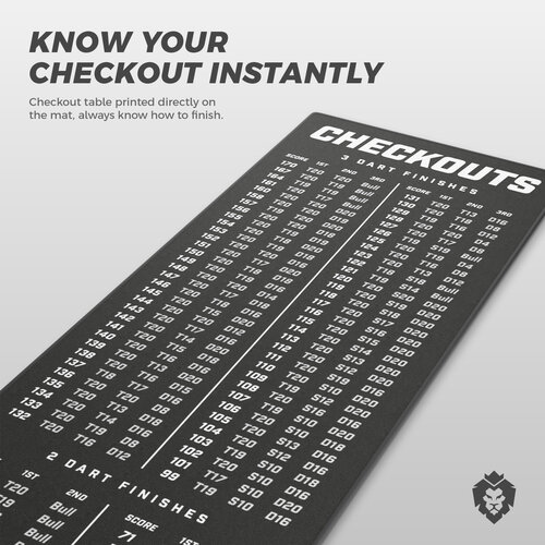 KOTO KOTO Carpet Checkout 237x60cm Dart Mat