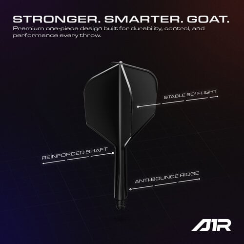 GOAT GOAT Air Black NO6 Darts Flights