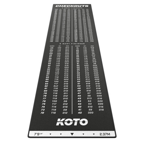 KOTO KOTO Carpet Checkout 237x60cm Dart Mat