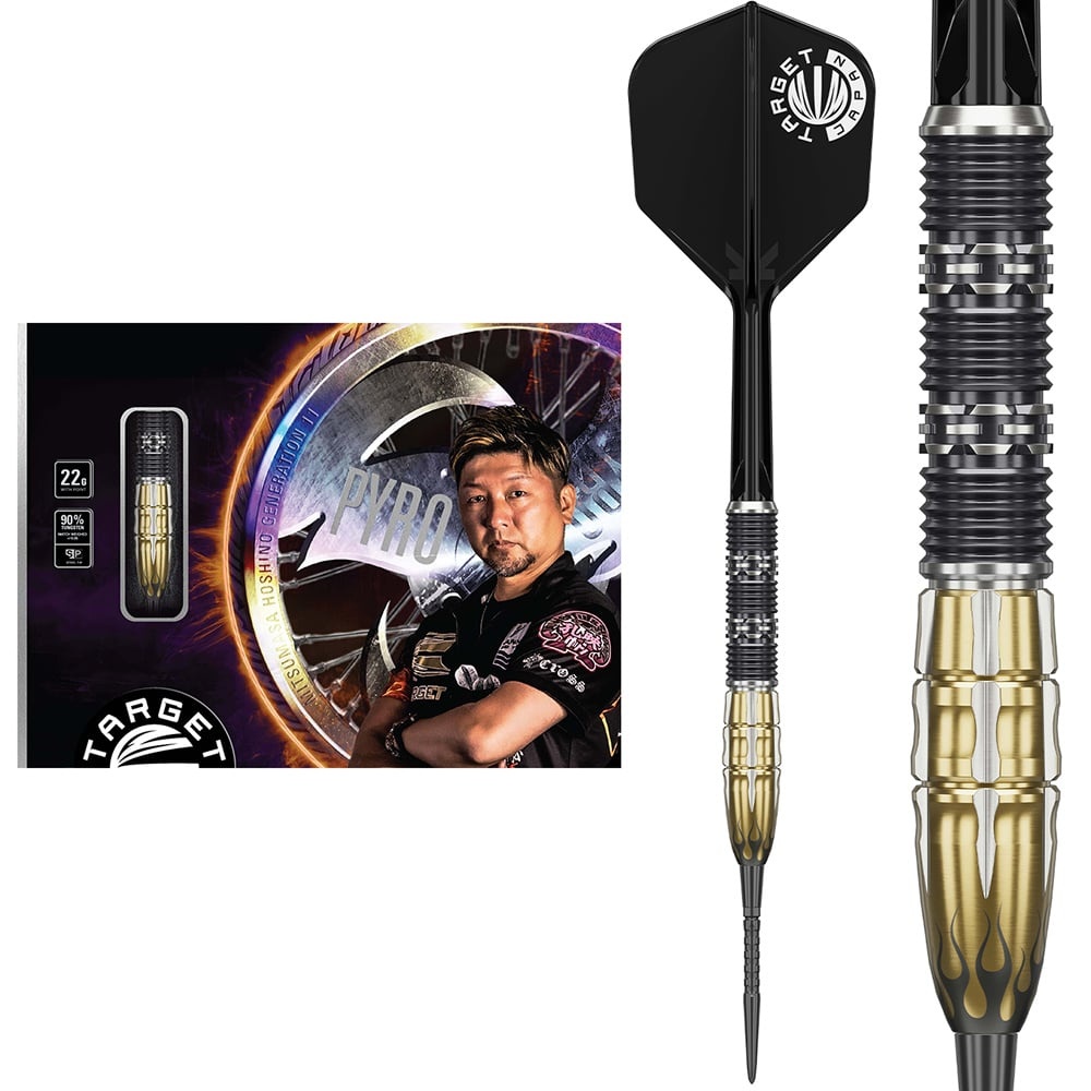 TARGET PYRO ダーツセット Mitsumasa Hoshino TARGET PYRO G10 MITSUMASA HOSHINO Darts Barrel – Dartsbuddy.com