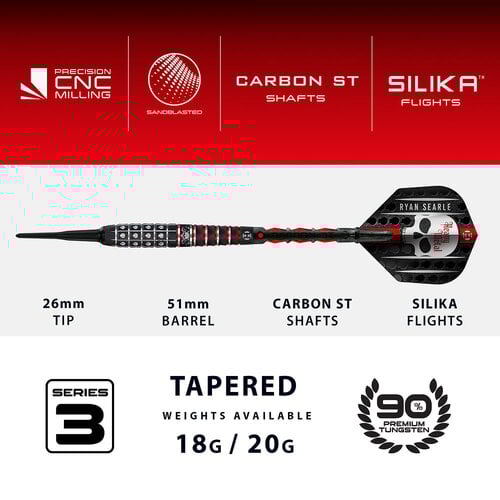 Harrows Harrows Ryan Searle V3 90% Soft Tip Darts
