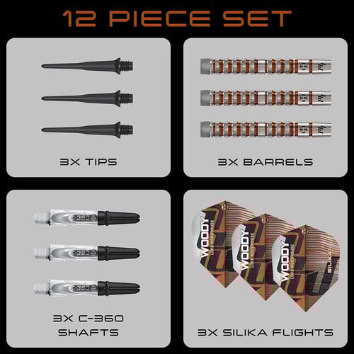 Harrows Harrows Luke Woodhouse V3 90% Soft Tip Darts