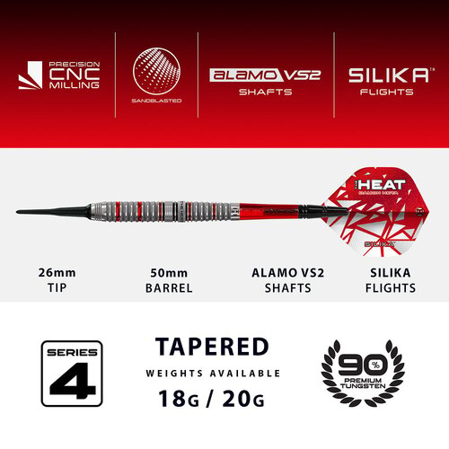 Harrows Harrows Damon Heta V4 90% Soft Tip Darts