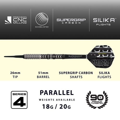Harrows Harrows Dave Chisnall V4 90% Soft Tip Darts