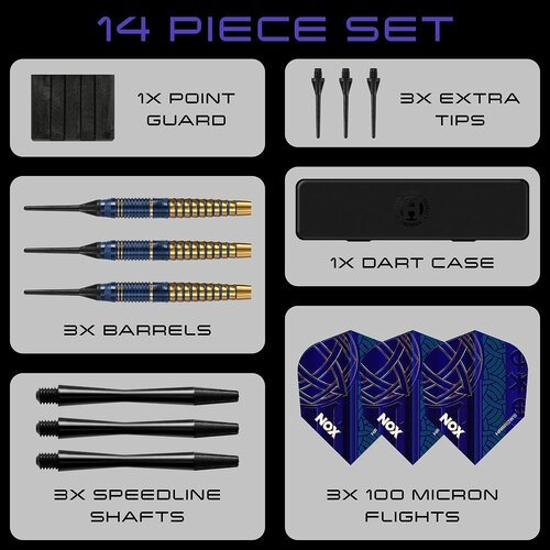 Harrows Harrows Nox Brass Soft Tip Darts