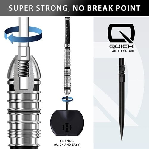 Harrows Harrows Supergrip Tapered Quick Point 90% Darts